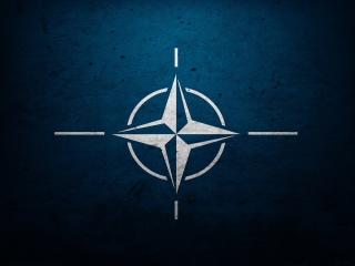 Flag of NATO wallpaper 320x240