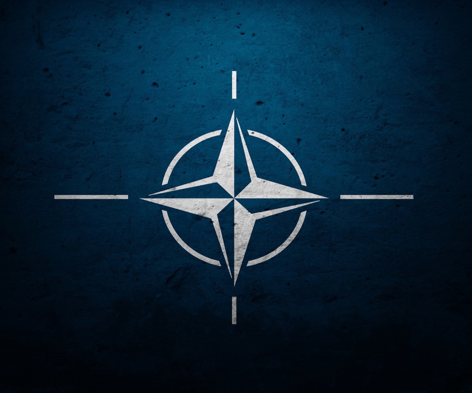 Flag of NATO wallpaper 960x800