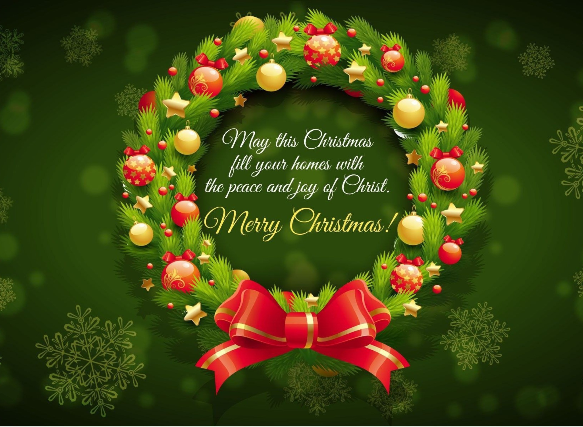 Merry Christmas 25 December SMS Wish wallpaper 1920x1408
