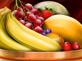Fruits And Berries wallpaper 320x240
