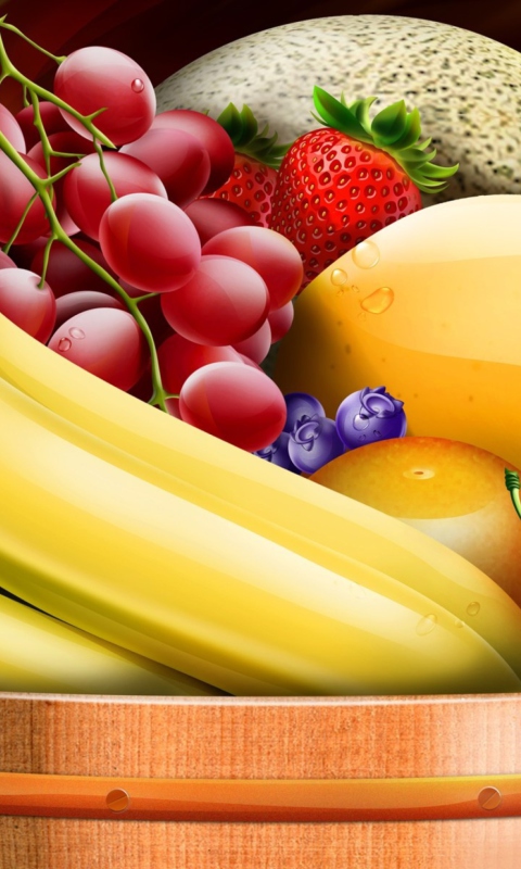 Fruits And Berries wallpaper 480x800