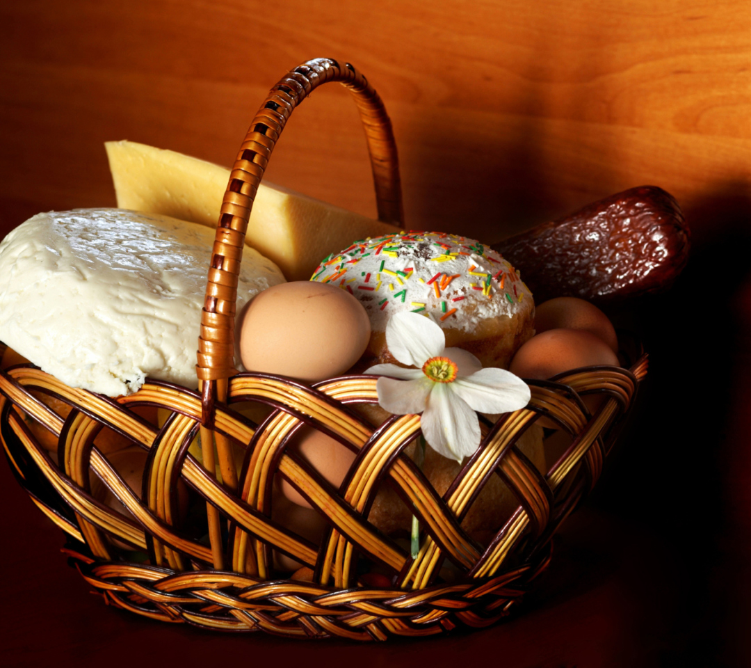 Das Easter Basket Wallpaper 1080x960