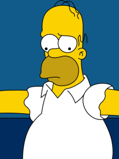 Screenshot №1 pro téma Homer Simpson 240x320