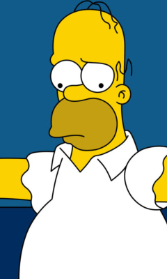 Fondo de pantalla Homer Simpson 240x400