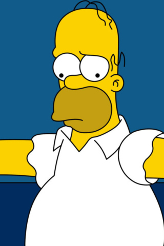 Fondo de pantalla Homer Simpson 320x480