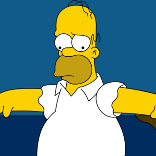 Kostenloses Homer Simpson Wallpaper für 128x128