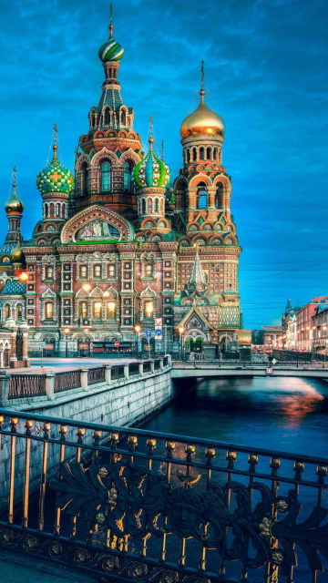 Church Of Savior On Spilled Blood In St. Petersburg screenshot #1 360x640