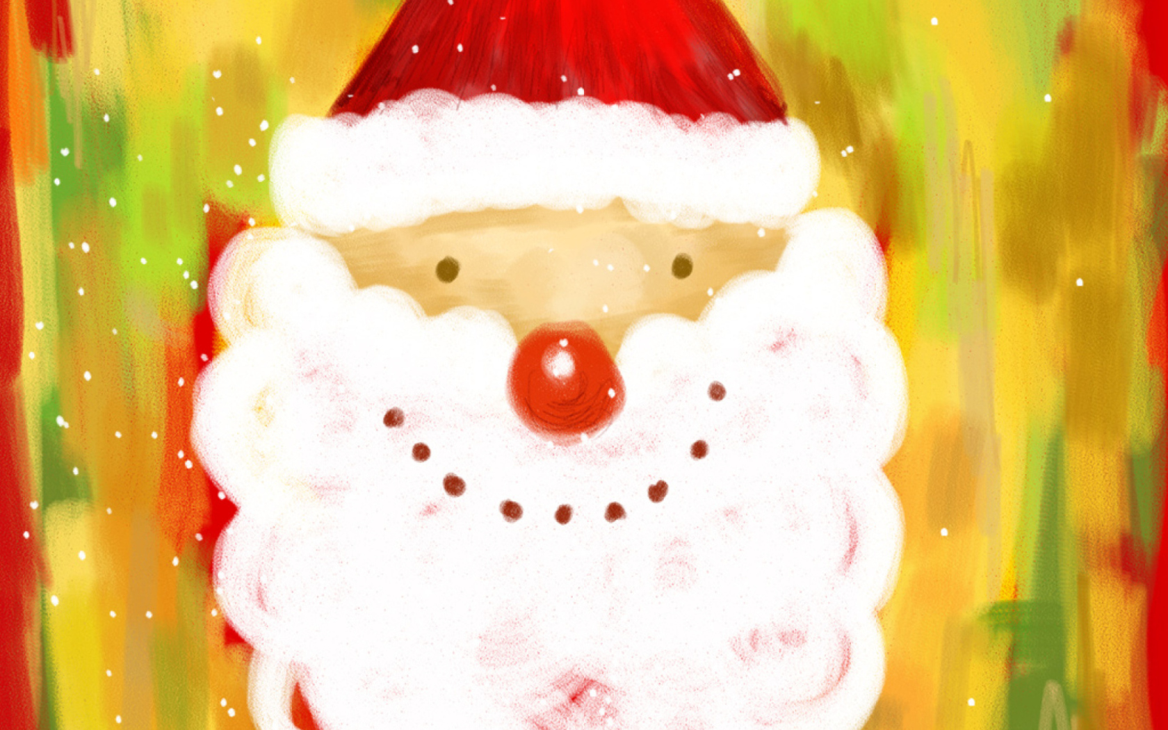 Das Santa Claus Wallpaper 1680x1050