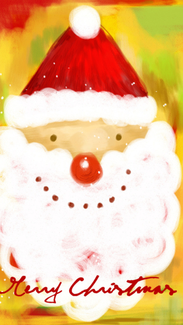 Fondo de pantalla Santa Claus 360x640