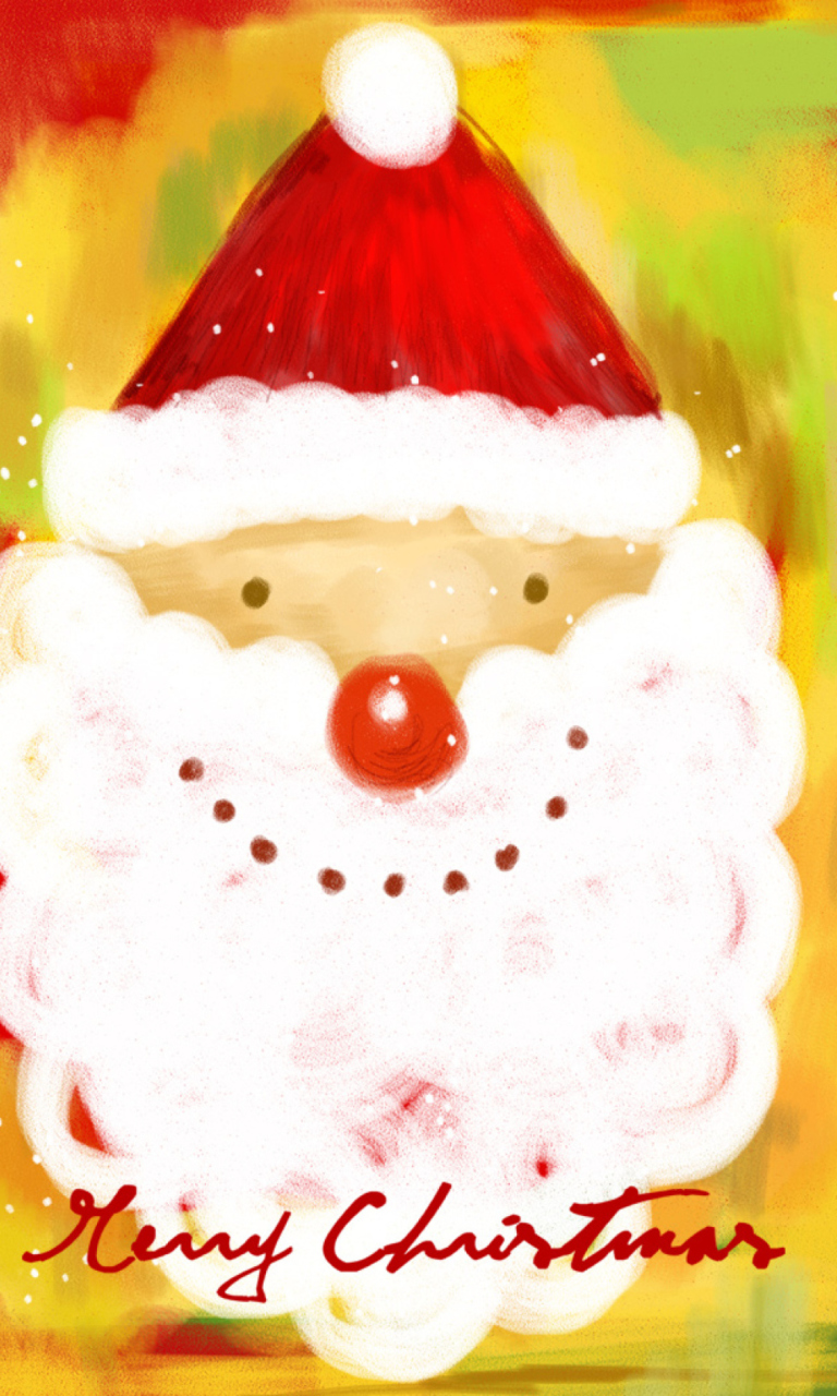 Das Santa Claus Wallpaper 768x1280