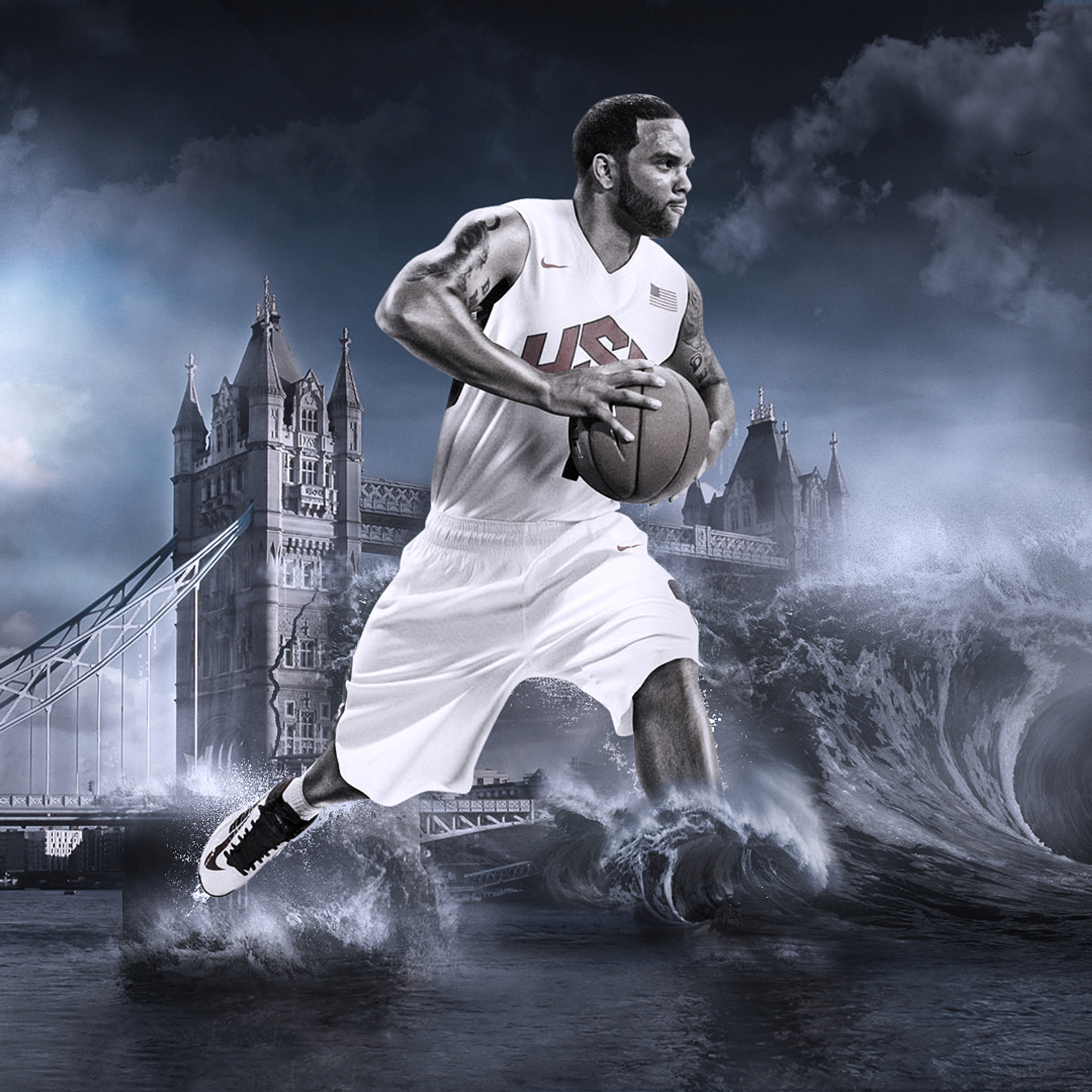 Deron Williams, Basketball, Olympics, London wallpaper 2048x2048
