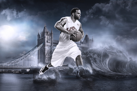 Sfondi Deron Williams, Basketball, Olympics, London 480x320