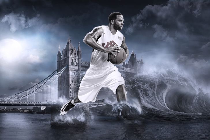 Das Deron Williams, Basketball, Olympics, London Wallpaper