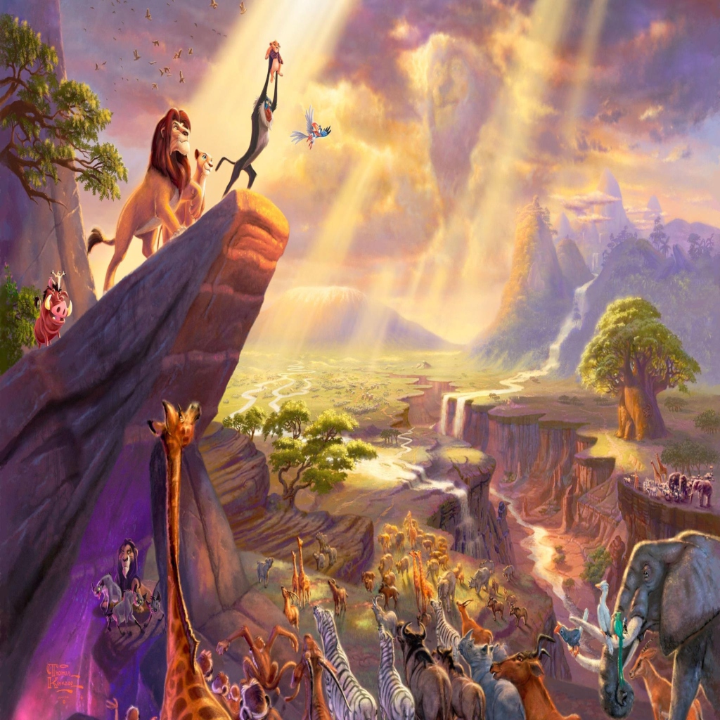 Das The Lion King Wallpaper 1024x1024