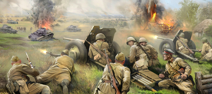 World War II Barbarossa 1941 wallpaper 720x320