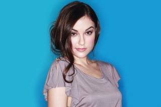 Sasha In Grey T-Shirt Background for Android, iPhone and iPad