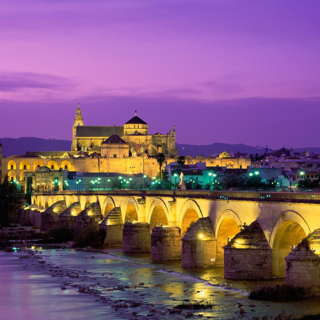 Roman Bridge - Guadalquivir River wallpaper 1024x1024