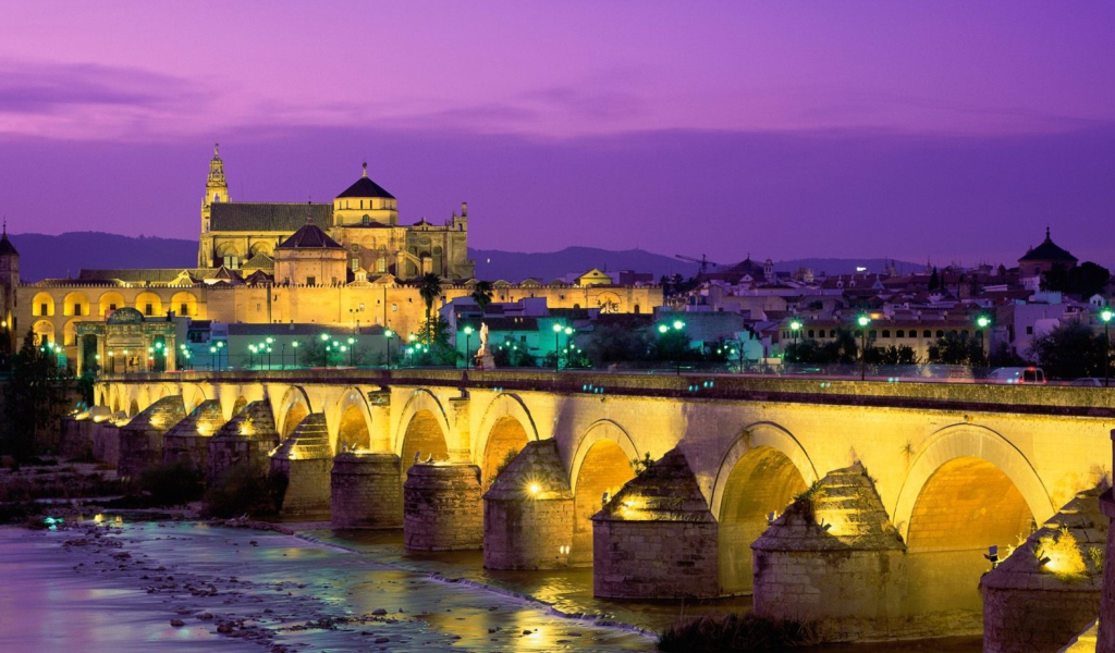 Das Roman Bridge - Guadalquivir River Wallpaper 1024x600