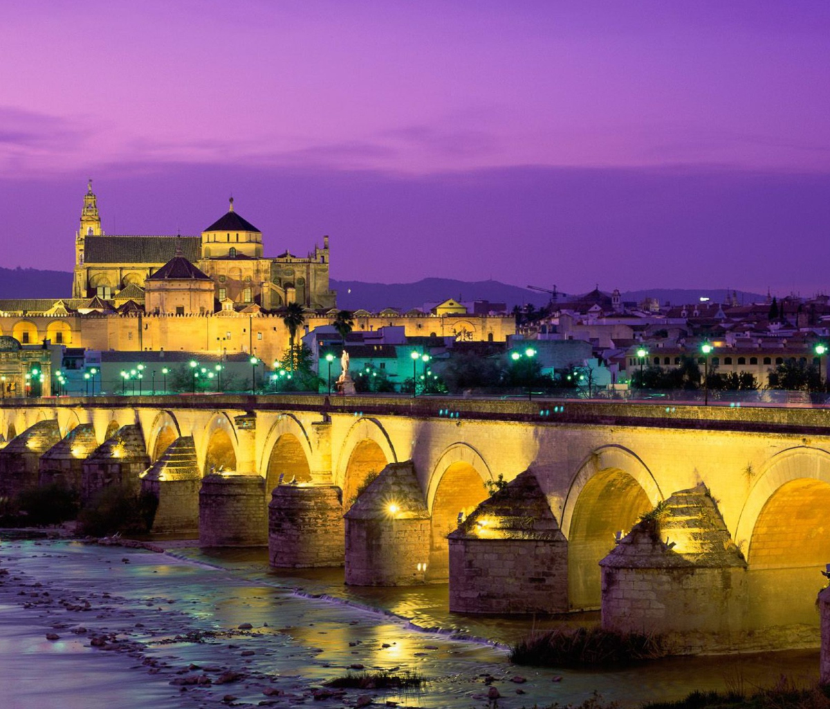Das Roman Bridge - Guadalquivir River Wallpaper 1200x1024