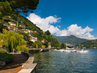 Обои Bellagio Lake Como Promenade 320x240