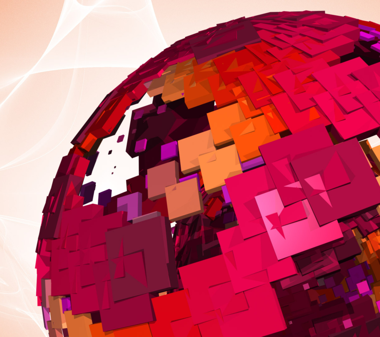 Обои Pink Ball 1440x1280