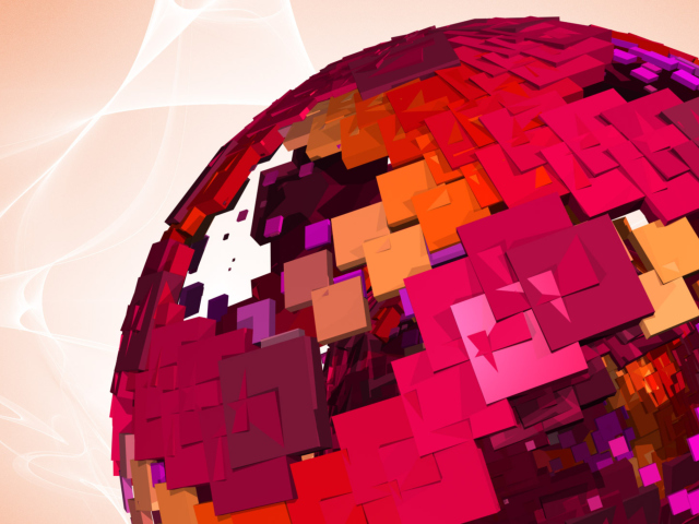 Das Pink Ball Wallpaper 640x480
