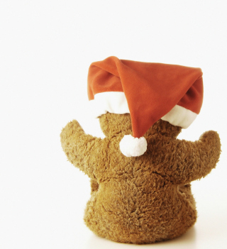 Santa's Teddy Bear papel de parede para celular para iPad 3