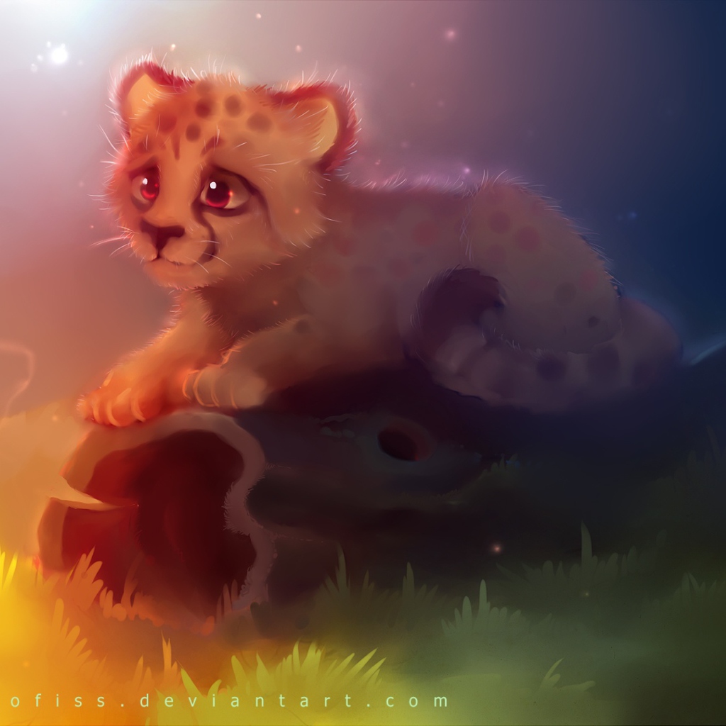 Cute Cheetah Painting screenshot #1 1024x1024