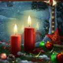 Lighted Candles wallpaper 128x128