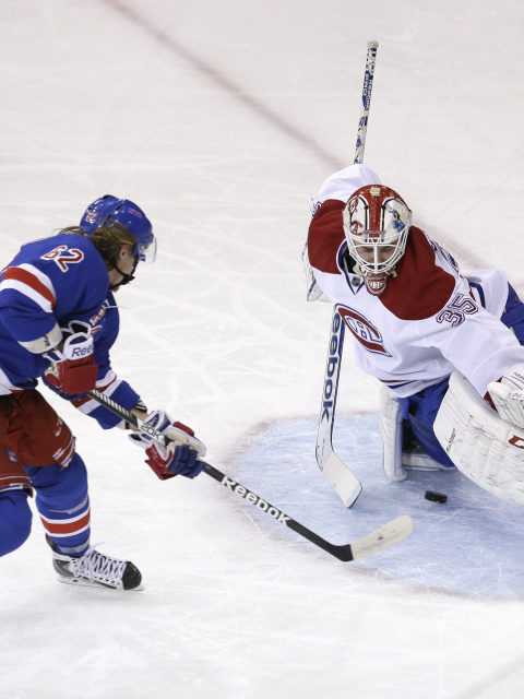 Das Montreal Canadiens Goalkeeper Wallpaper 480x640