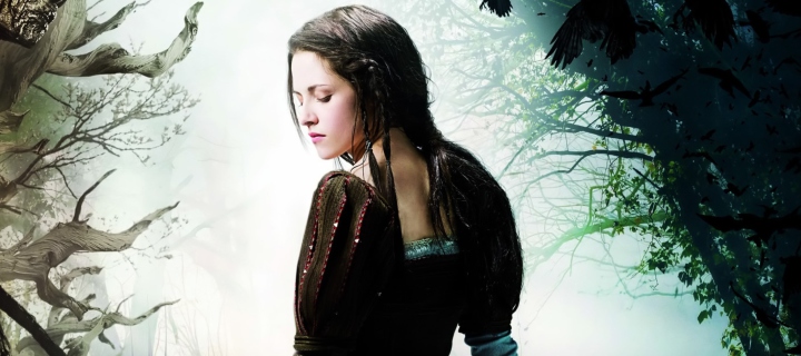 Обои Kristen Stewart In Snow White And The Huntsman 720x320