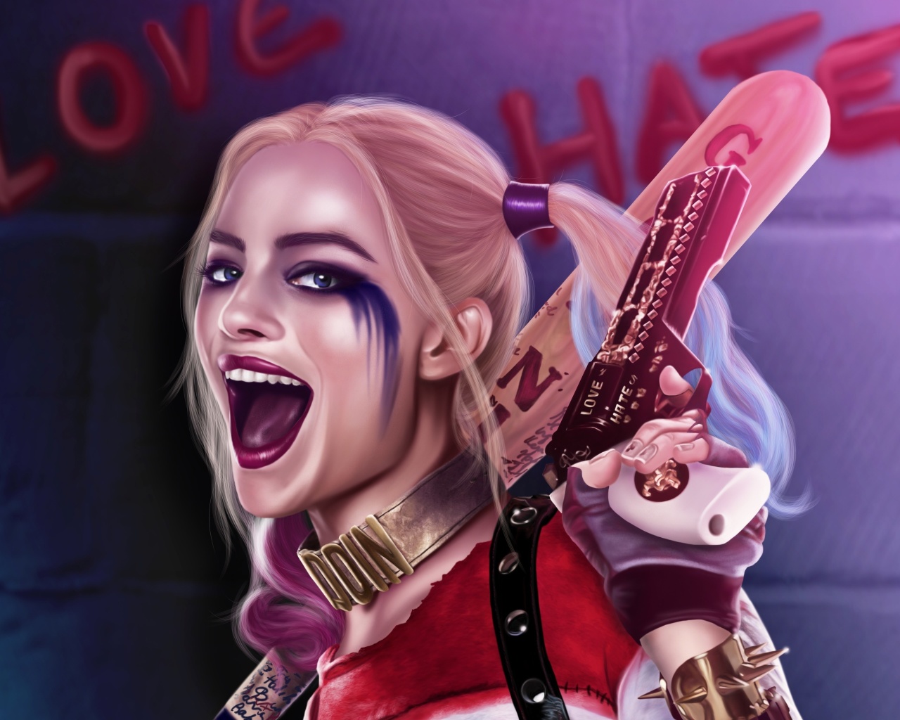 Das Suicide Squad, Harley Quinn, Margot Robbie Wallpaper 1280x1024