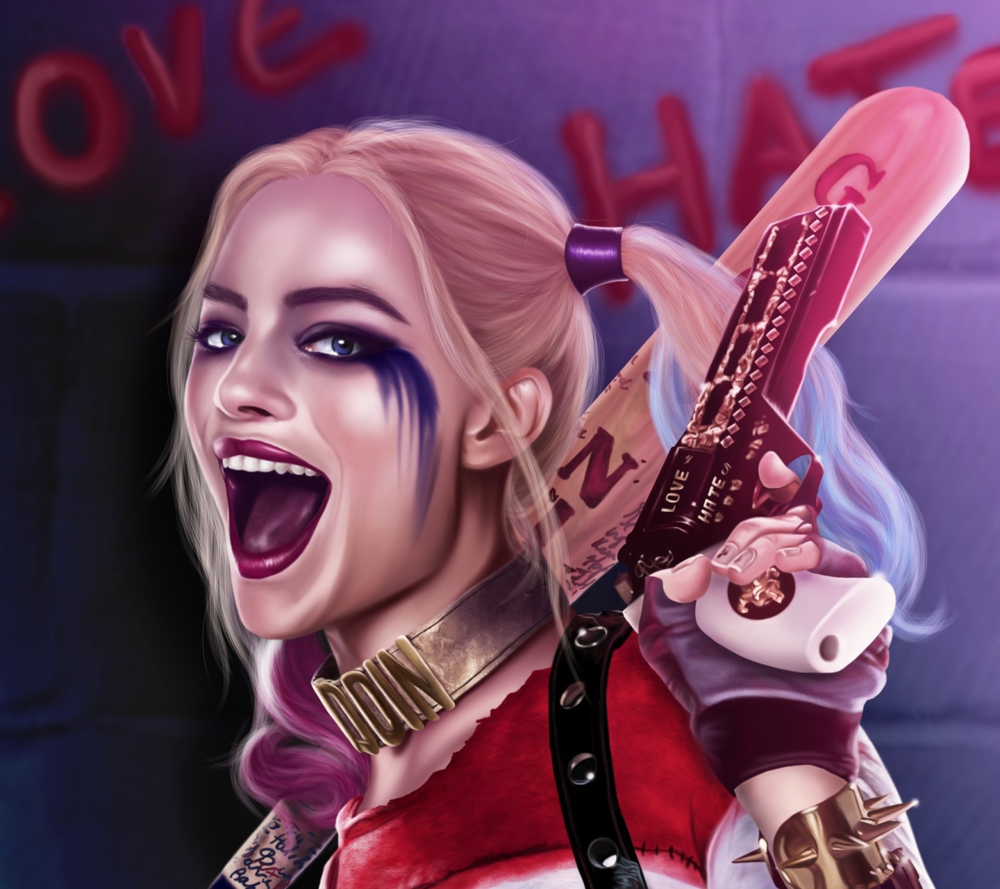 Fondo de pantalla Suicide Squad, Harley Quinn, Margot Robbie 1440x1280