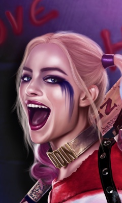 Das Suicide Squad, Harley Quinn, Margot Robbie Wallpaper 240x400