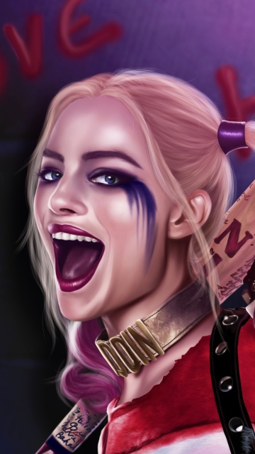 Das Suicide Squad, Harley Quinn, Margot Robbie Wallpaper 360x640