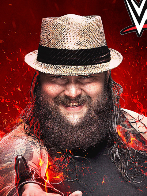 Fondo de pantalla WWE 2K15 Bray Wyatt 480x640