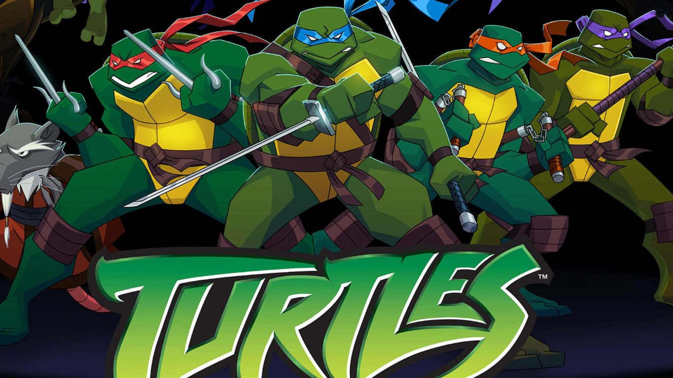 Das Turtles Forever Wallpaper 1366x768