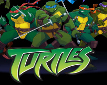 Das Turtles Forever Wallpaper 220x176