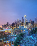 Das Seattle Panorama Photo Wallpaper 128x160