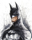 Fondo de pantalla Batman Illustration 128x160