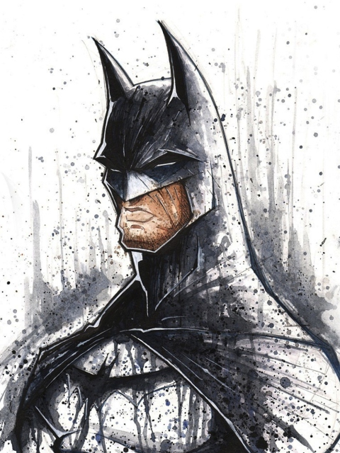 Batman Illustration screenshot #1 480x640
