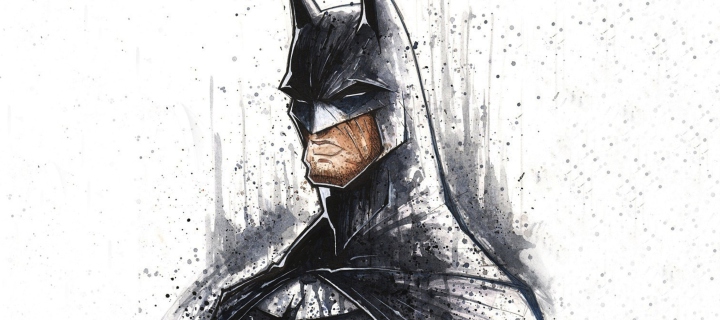 Batman Illustration wallpaper 720x320