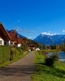 Oberau Germany wallpaper 128x160