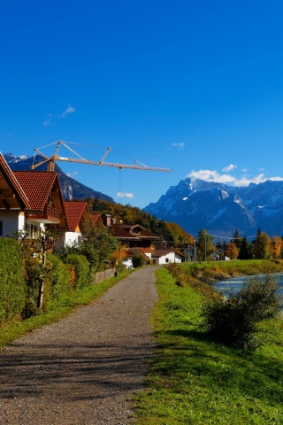 Das Oberau Germany Wallpaper 320x480