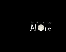Обои Moon Is Always Alone 220x176