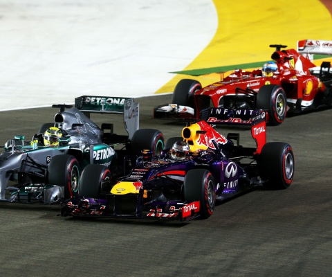 Обои Singapore Grand Prix - Formula 1 480x400