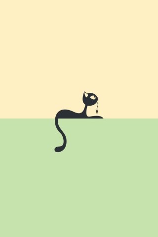 Black Vector Cat screenshot #1 320x480