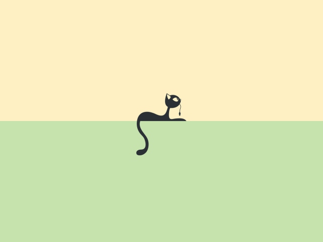 Black Vector Cat screenshot #1 640x480