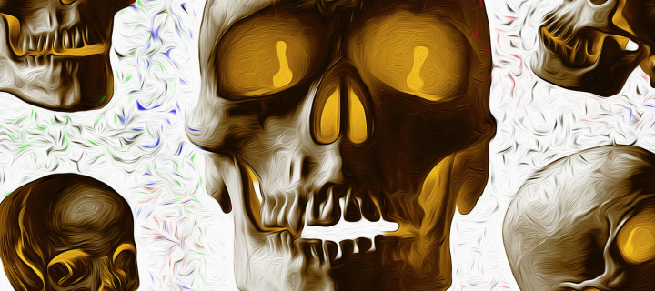 Golden Bones wallpaper 720x320