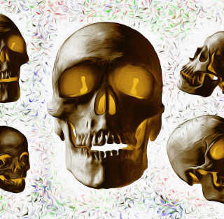 Kostenloses Golden Bones Wallpaper für 208x208